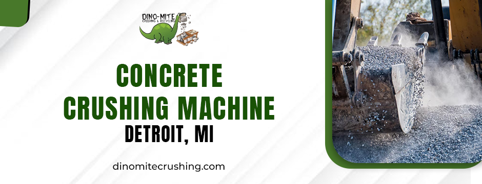 concrete crushing machine in Detroit, MI